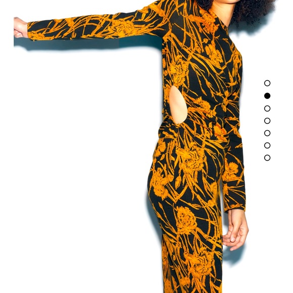 Zara cut out jacquard dress - Picture 2 of 5